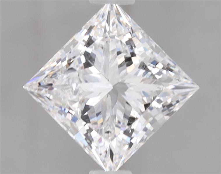 1.29ct Princess cut lab diamond, 6.03mm ID, D/VS1, IGI cert #639466925