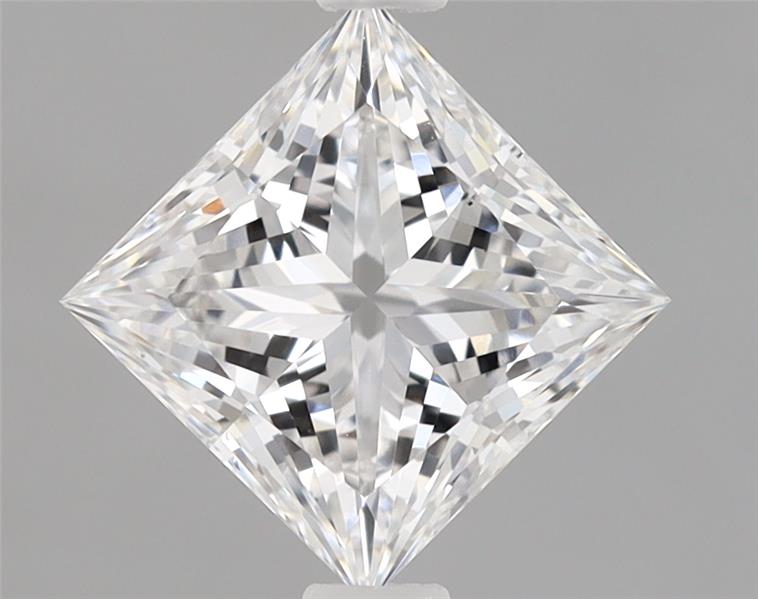 1.29ct Princess cut lab-grown diamond, E/VS1, 6.12mm ID