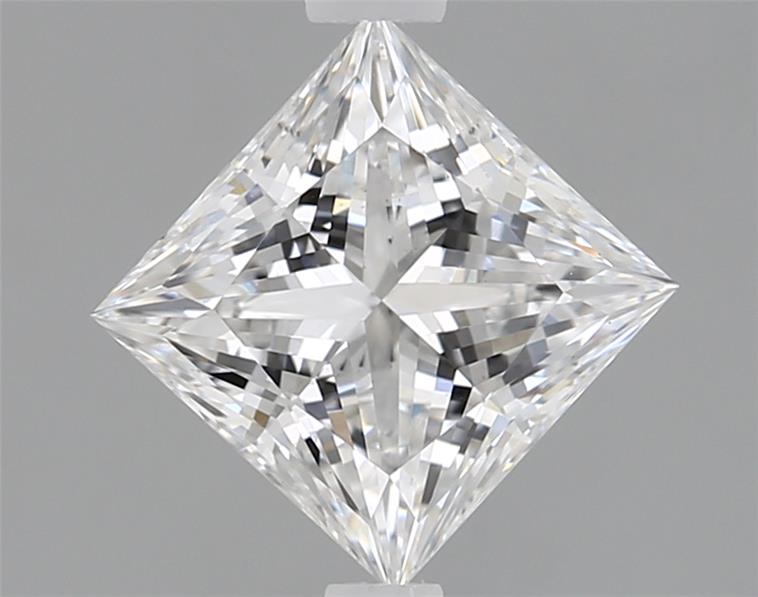 1.29ct lab-grown princess diamond, E/VS2, 6.12mm ID
