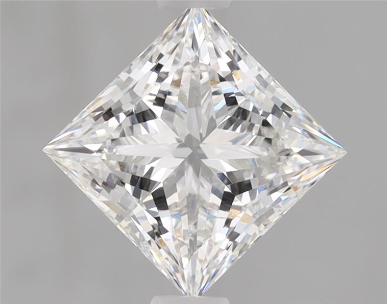1.3ct Princess cut lab-grown diamond, E/VVS2, 6.10mm ID