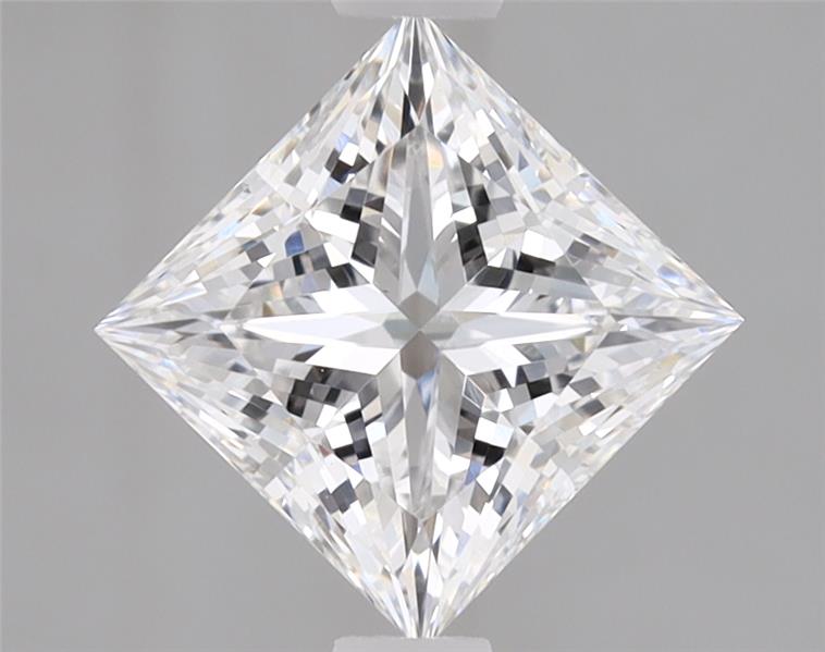 1.32ct Princess cut lab-grown diamond, E color, VS1 clarity, 6.00mm ID