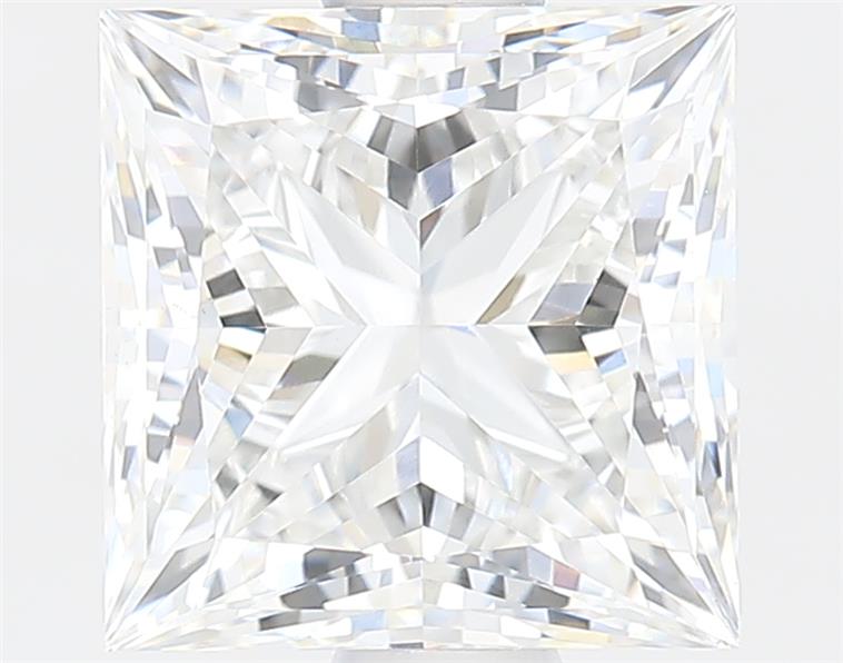 1.34ct Princess cut lab-grown diamond, F/VS1, 5.94mm ID