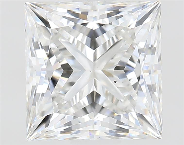 1.37ct lab-grown diamond, Princess cut, F/VS1, 6.08mm ID