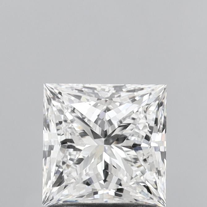 1.54ct Princess cut lab-grown diamond, D/VVS1, 6.28mm ID