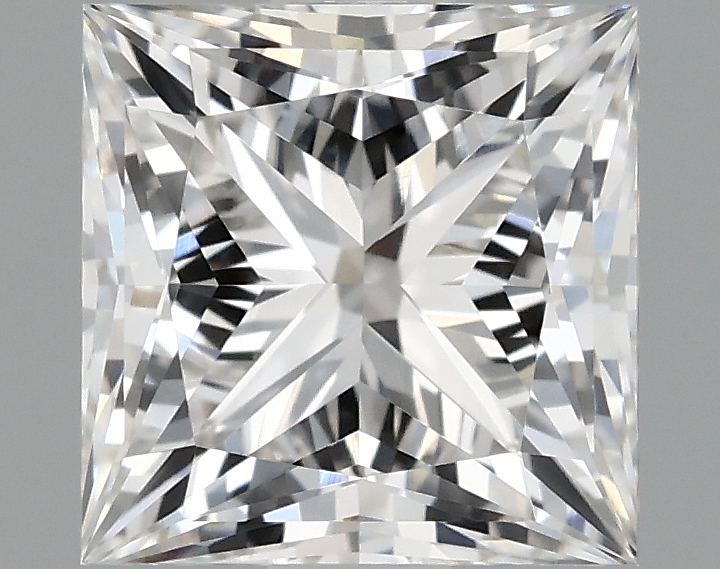 1.54ct Princess cut lab-grown diamond, F/VVS1, 6.21 x 6.18 x 4.53 mm