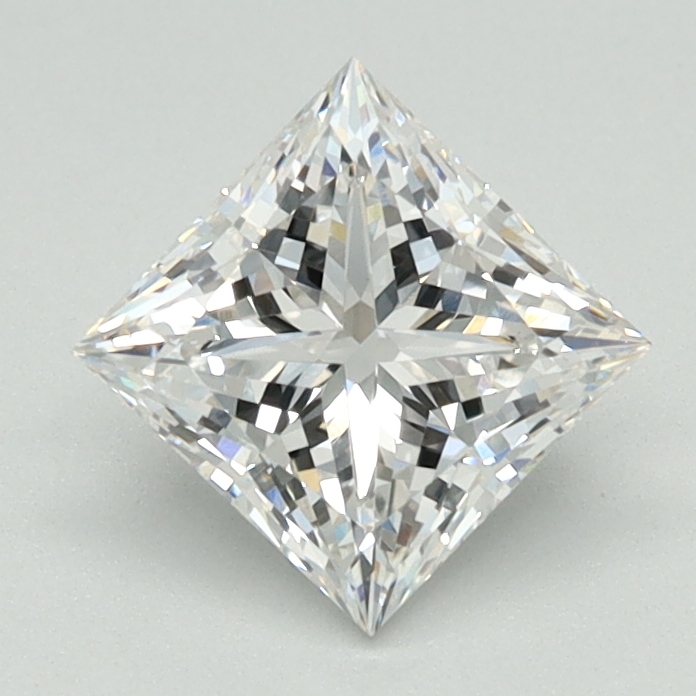1.72ct lab-grown Princess diamond, G/VVS2, 6.71mm ID