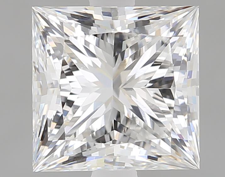 1.78ct Princess cut lab-grown diamond, E/VVS2, 6.61mm ID