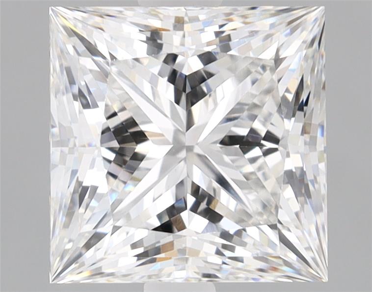 1.78ct Princess cut lab-grown diamond, E/VS1, 6.64mm