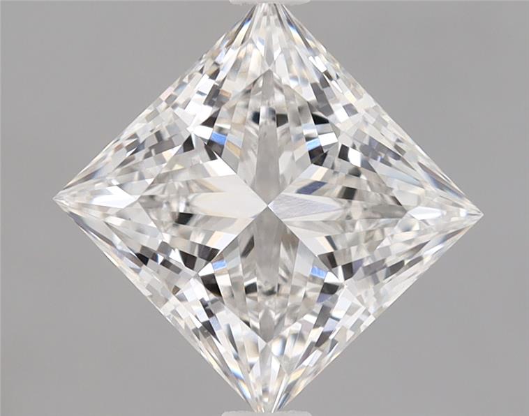 1.78ct lab-grown princess diamond, F/VVS1, 6.82mm ID