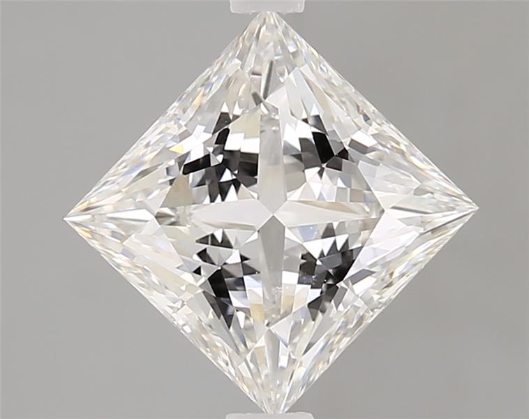 1.78ct Princess cut lab diamond, F/VVS2, 6.88mm