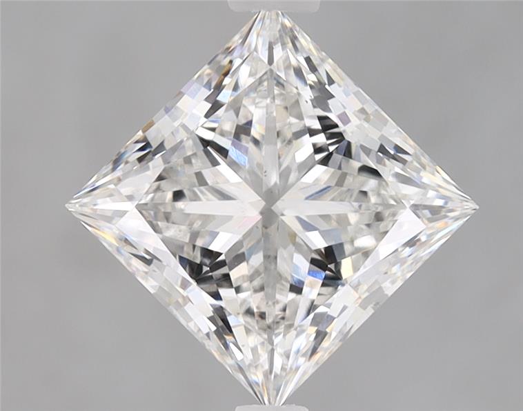1.79ct Princess cut lab-grown diamond, F/VS1, 6.78mm ID