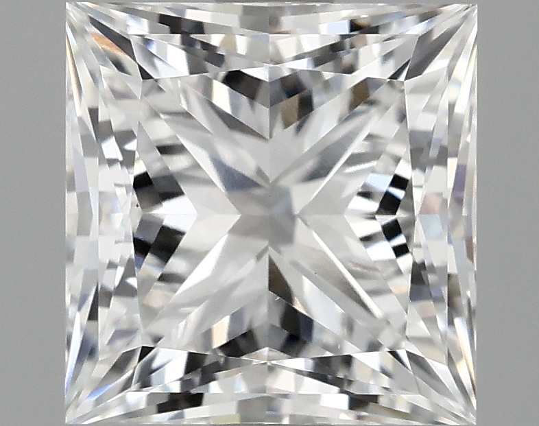 1.9ct Princess cut lab-grown diamond, D/VS1, 6.74mm ID