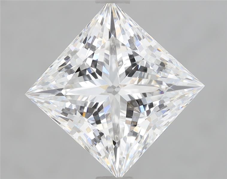2.09ct Princess cut lab-grown diamond, E/VVS2, 7.02mm ID