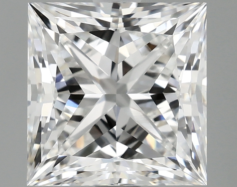 2.17ct Princess cut lab-grown diamond, D color, VVS2 clarity, IGI certified