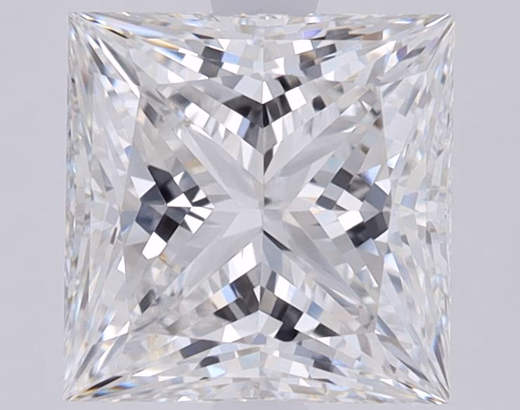 2.29ct Princess cut lab-grown diamond, F/VS1, 7.10mm ID