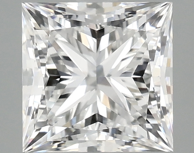 2.45ct lab-grown Princess diamond, D/VVS2, 7.26x7.20x5.23mm