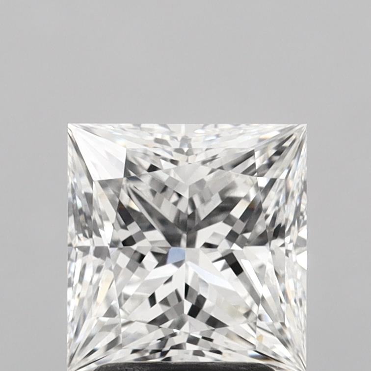 2.49ct Princess cut lab-grown diamond, E/VS1, 7.68mm ID