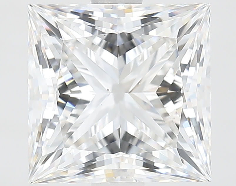2.55ct lab-grown Princess diamond, E/VS2, 7.63mm ID