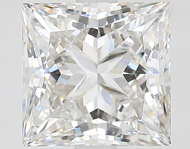 2.77ct Princess cut lab-grown diamond, H/VVS2, 7.76mm ID