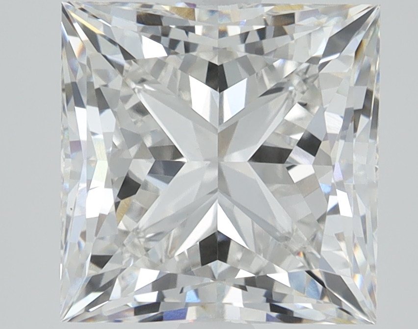2.8ct Princess cut lab-grown diamond, E/VS1, 7.61mm ID