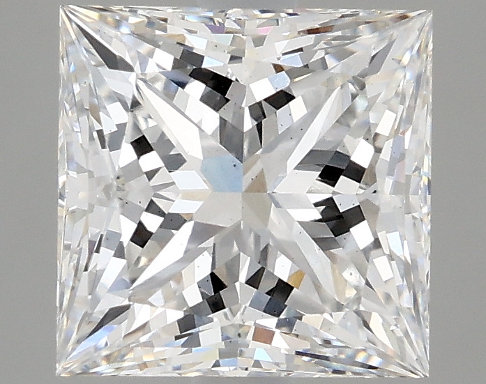 2.81ct Princess cut lab-grown diamond, E/VS2, 7.88mm ID