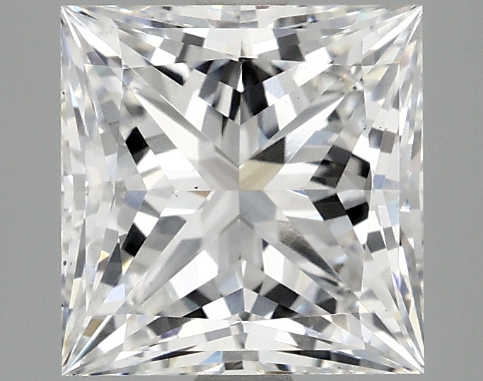 2.87ct Princess cut lab-grown diamond, D/VS1, 7.84mm x 7.66mm x 5.51mm
