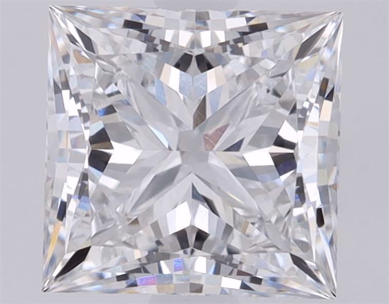 3.05ct Princess Cut Lab-Grown Diamond, E/VVS1, 7.94mm ID