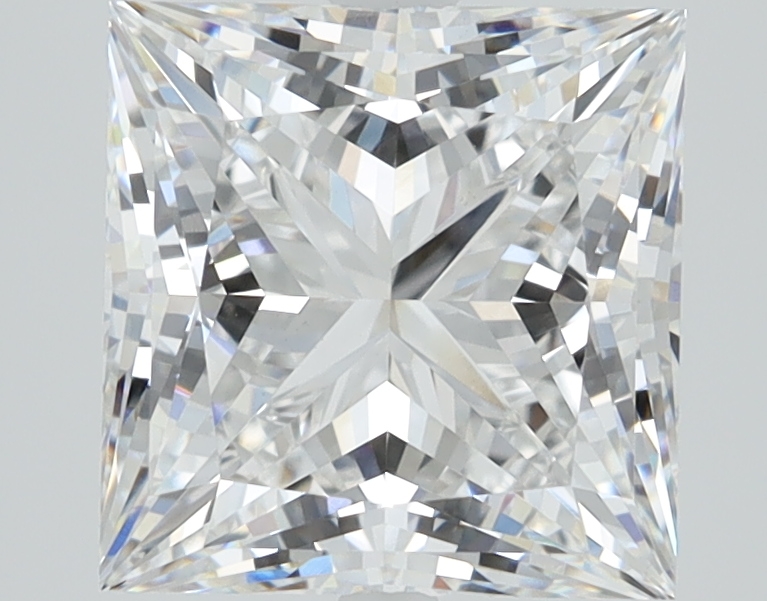 3.32ct Princess Cut Lab-Grown Diamond, D Color, VVS2 Clarity