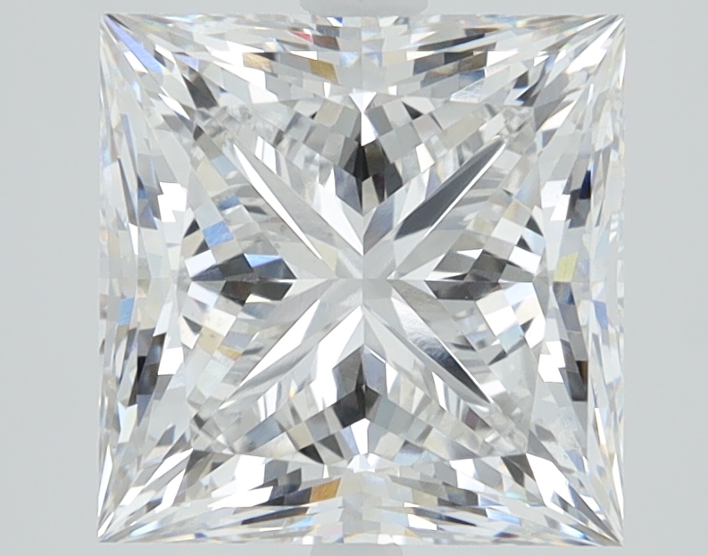 3.53ct Princess cut lab-grown diamond, D/VS1, 8.20mm ID