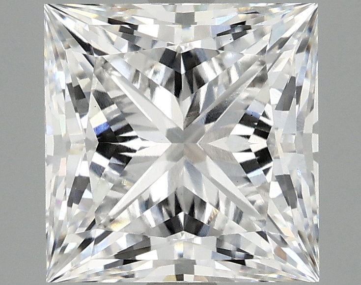 3.59ct Princess cut lab-grown diamond, E/VS1, 8.49 x 8.31 x 5.96 mm