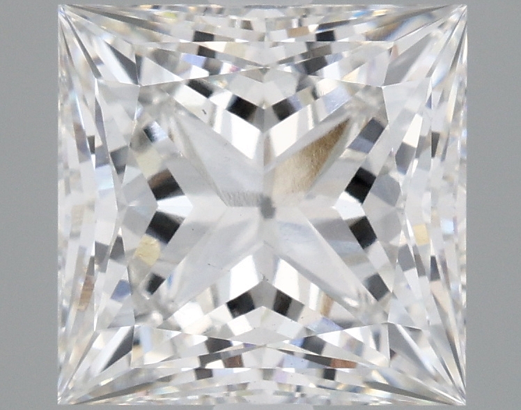 3.65ct Princess cut lab-grown diamond, E/VS1, 8.69mm ID