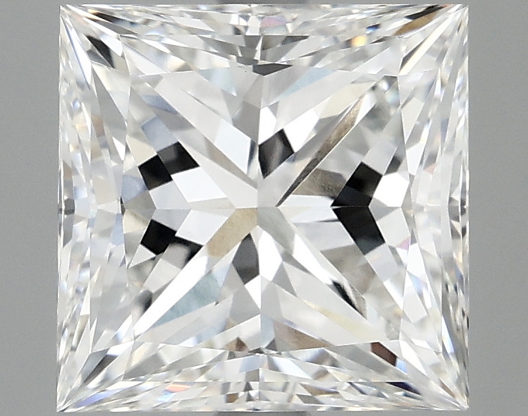 3.78ct Princess Cut Lab-Grown Diamond, F/VVS2, 8.75mm