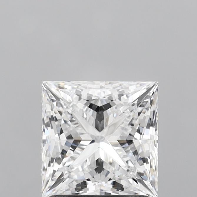 3.86ct Princess cut lab-grown diamond, E/VS1, 8.74mm ID