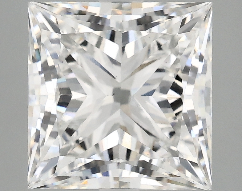 4.07ct Princess cut lab-grown diamond, E/VS2, 8.99mm x 8.81mm x 5.90mm