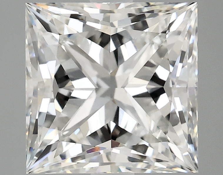 4.1ct Princess cut lab-grown diamond, F/VVS2, 8.75x8.67x6.18mm