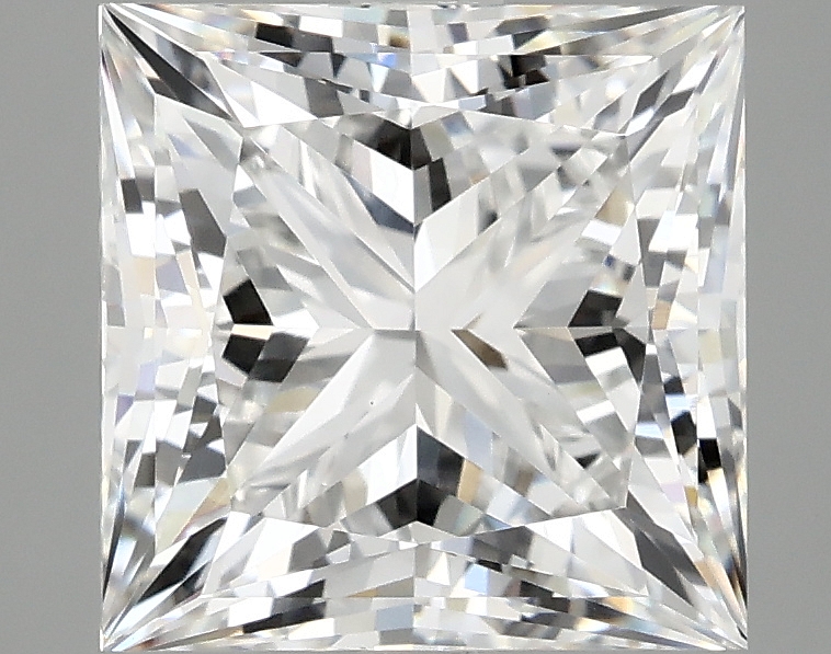 4.16ct Princess cut lab-grown diamond, D/VVS2, IGI certified, measurements: 8.72 x 8.70 x 6.26mm
