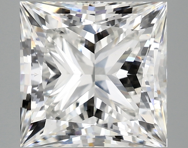 4.18ct Princess cut lab-grown diamond, F/VS1, 8.67x8.65mm