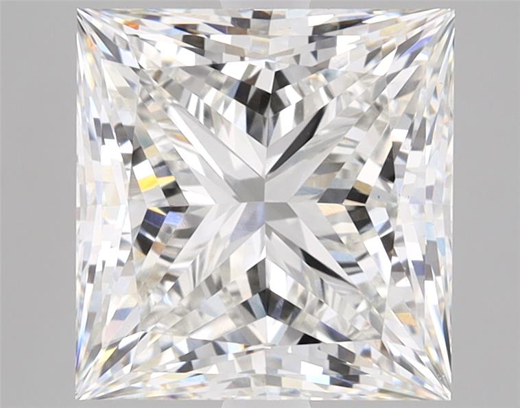 4.2ct Princess cut lab-grown diamond, H/VS1, 8.96mm ID