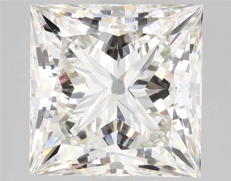 4.21ct Princess cut lab diamond, H/VS2, 8.91x8.88mm
