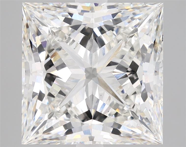 4.39ct Princess cut lab-grown diamond, F/VS1, 9.19mm ID