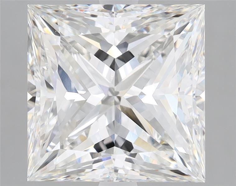 4.67ct Princess cut lab-grown diamond, G/VVS2, 9.50mm