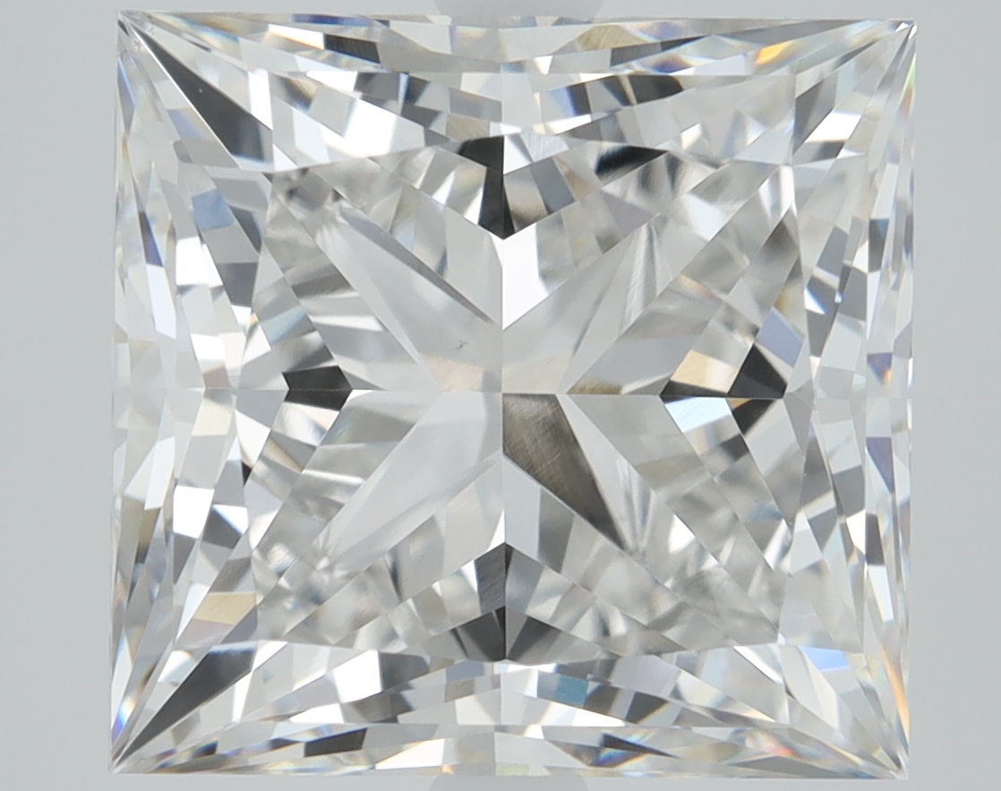 5.01ct Princess cut lab-grown diamond, F/VS1, 9.48mm ID