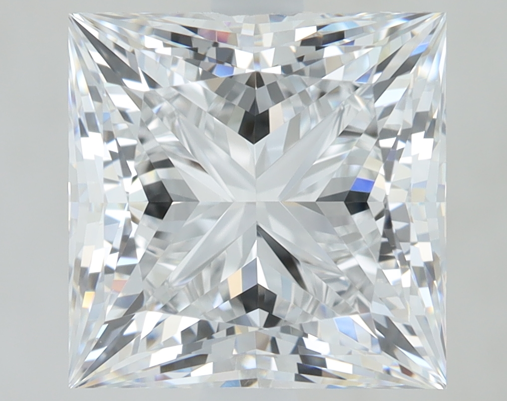 5.07ct Princess cut lab-grown diamond, D/VS1, 9.32mm ID