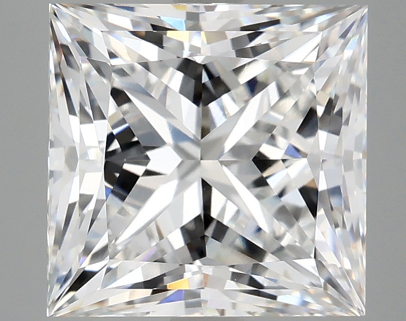 Lab-grown 5.1ct Princess diamond, D/VVS2, 9.47mm x 9.25mm x 6.71mm