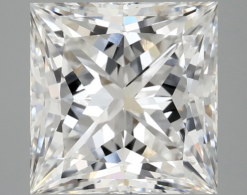 5.1ct Princess cut lab-grown diamond, F/VS1, 9.65mm ID
