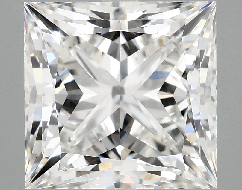 5.19ct Princess cut lab-grown diamond, F/VVS2, 9.50mm x 9.27mm x 6.69mm