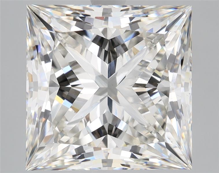 Lab-grown 5.35ct Princess cut diamond, H/VS1, 9.74mm ID