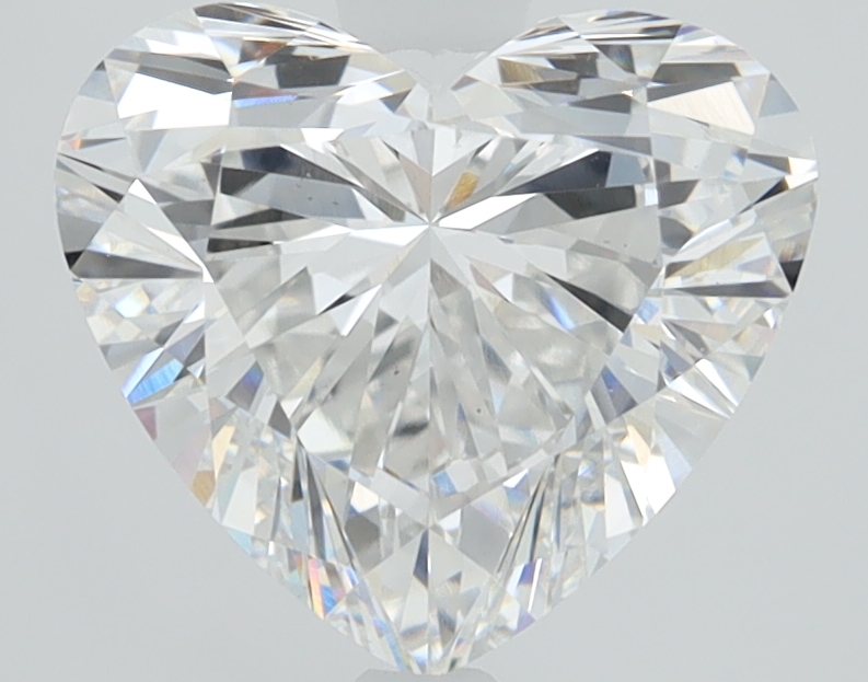 1.65ct Heart Cut Lab-Grown Diamond, E/VS1, 7.34mm ID