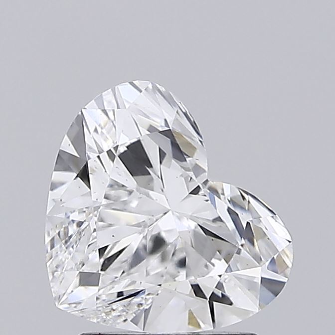 1.72ct Heart-Shaped Lab-Grown Diamond, E/VS2, 6.99mm ID
