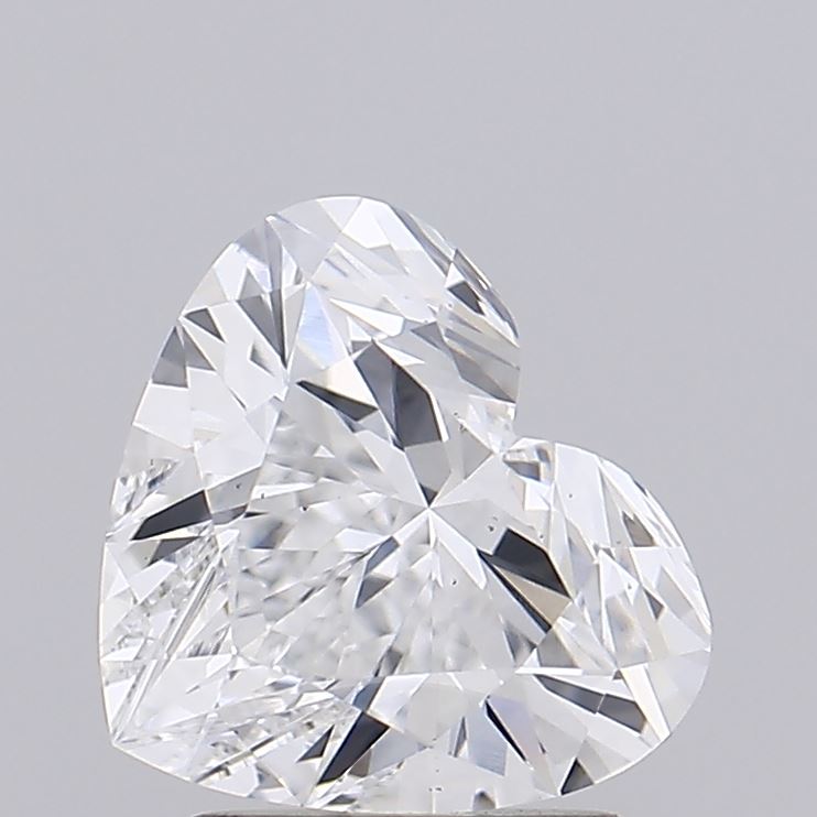 1.75ct Heart Cut Lab-Grown Diamond, D/VS1, 7.26mm ID